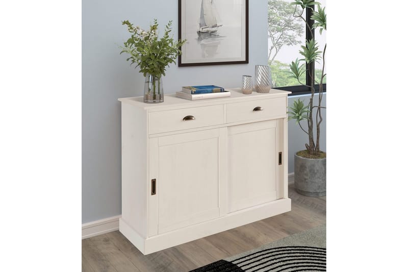 Skänk Harry 115x40x85 cm, Vit - 115x40x85 cm, Vit - Möbler - Vardagsrum - Soffbord & vardagsrumsbord - Avlastningsbord & konsolbord
