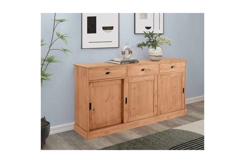 Skänk Harry 170x40x85 cm, Betsad/Vax - 170x40x85 cm, Betsad/Vax - Möbler - Vardagsrum - Soffbord & vardagsrumsbord - Avlastningsbord & konsolbord