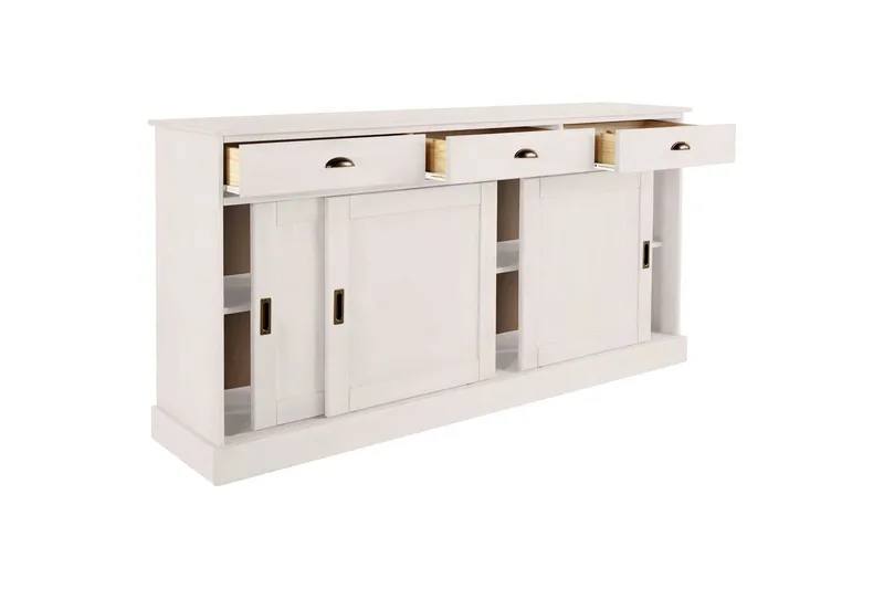 Skänk Harry 170x40x85 cm, Vit - 170x40x85 cm, Vit - Förvaring - Förvaringsmöbler - Skänkar & sideboards