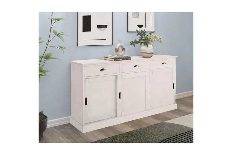 Skänk Harry 170x40x85 cm, Vit - 170x40x85 cm, Vit - Förvaring - Förvaringsmöbler - Skänkar & sideboards