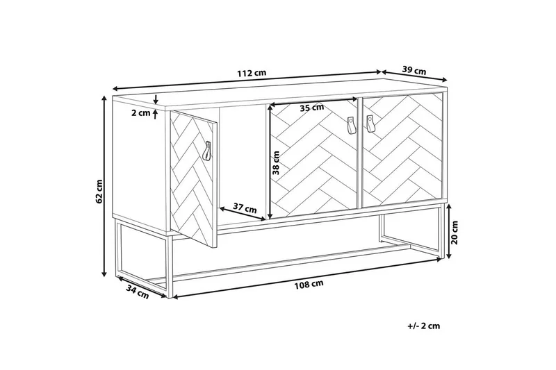 Skänk Nueva - Förvaring - Förvaringsmöbler - Skänkar & sideboards