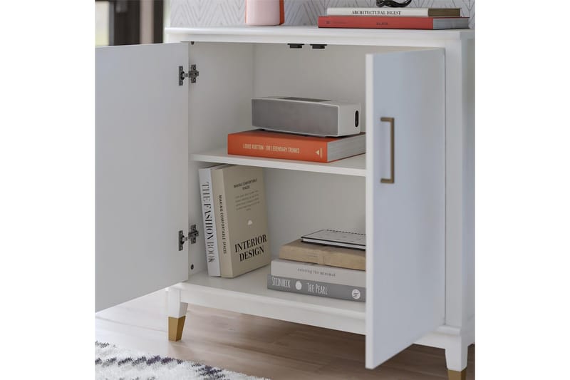Skänk Westerleigh Vit - Vit - Möbler - Vardagsrum - Soffbord & vardagsrumsbord - Avlastningsbord & konsolbord