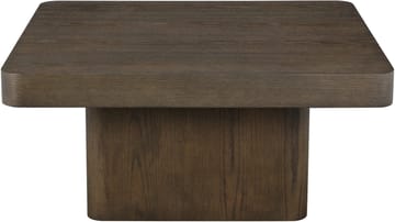 Sköyen Kvadratiskt Soffbord 90 cm med Pelarfot i Ek - Brun - Möbler - Vardagsrum - Soffbord & vardagsrumsbord - Soffbord
