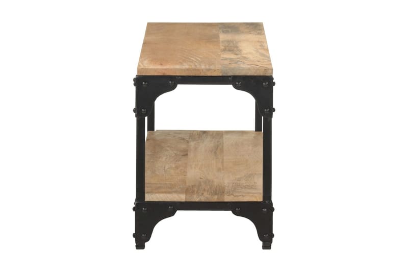 Soffbord 90x30x40 cm massivt mangoträ - Brun - Möbler - Vardagsrum - Soffbord & vardagsrumsbord - Soffbord