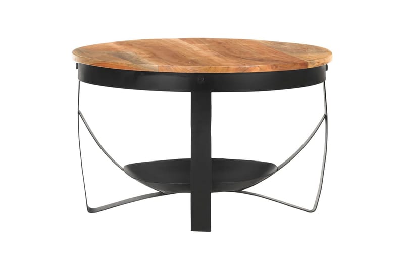 Soffbord Ã˜68x43 cm massivt akaciaträ - Brun - Möbler - Vardagsrum - Soffbord & vardagsrumsbord - Soffbord