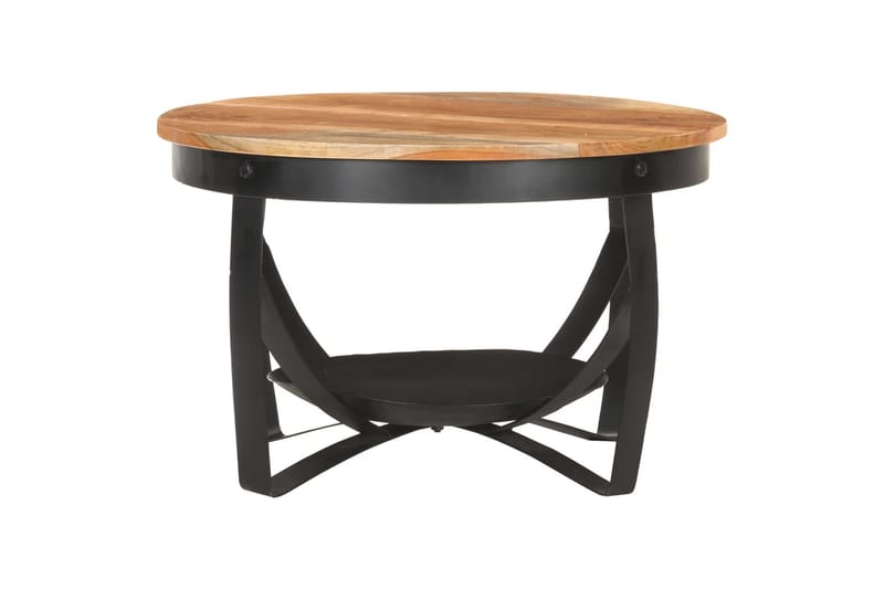 Soffbord Ã˜68x43 cm massivt akaciaträ - Brun - Möbler - Vardagsrum - Soffbord & vardagsrumsbord - Soffbord