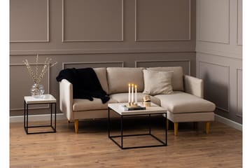 Adisan Soffbord 60x60 cm - Beige - Möbler - Vardagsrum - Soffbord & vardagsrumsbord - Soffbord