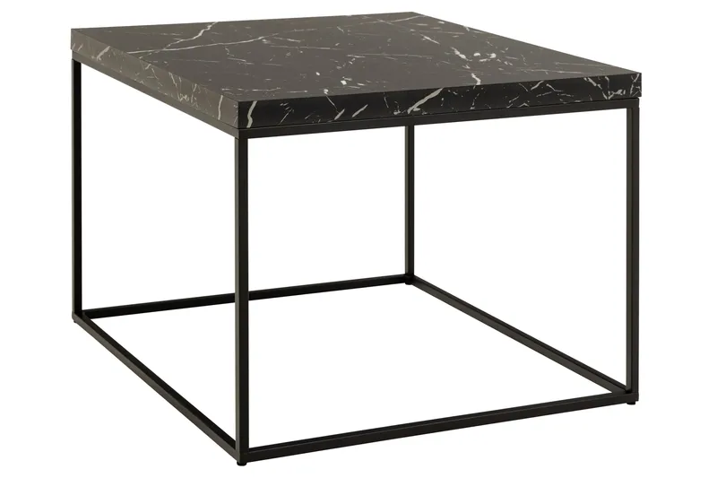 Adisan Soffbord 60x60 cm Svart, Svart