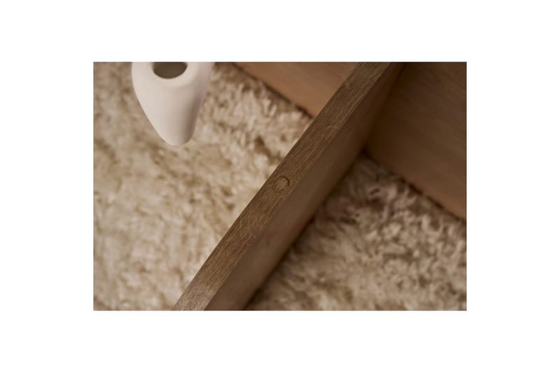 Soffbord Aeris 75 cm med Glasskiva - Safir Ek / Rök - Möbler - Vardagsrum - Soffbord & vardagsrumsbord - Soffbord