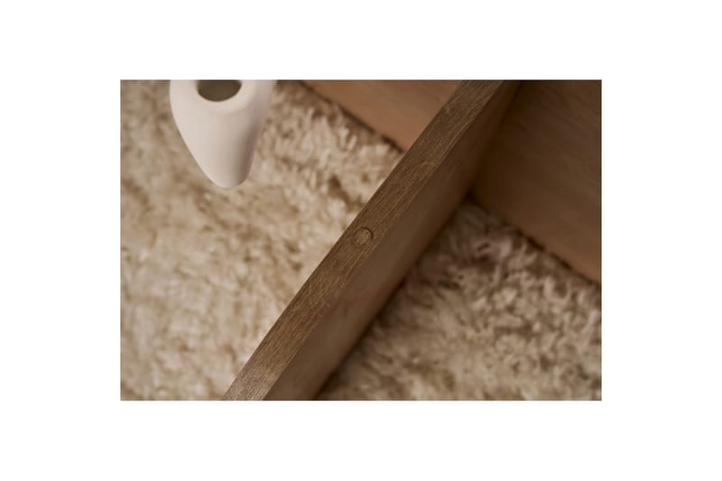 Soffbord Aeris 75 cm med Glasskiva - Safir Ek / Rök - Möbler - Vardagsrum - Soffbord & vardagsrumsbord - Soffbord