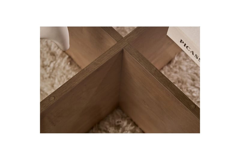 Soffbord Aeris 75 cm med Glasskiva - Safir Ek / Rök - Möbler - Vardagsrum - Soffbord & vardagsrumsbord - Soffbord