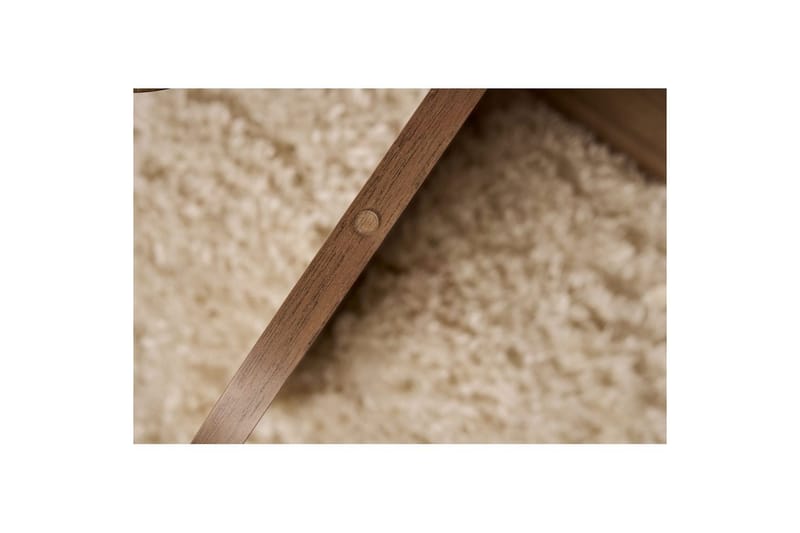 Soffbord Aeris 75 cm med Glasskiva - Valnöt / Transparent - Möbler - Vardagsrum - Soffbord & vardagsrumsbord - Soffbord