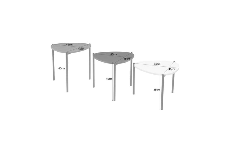 Soffbord Alek Set - Möbler - Vardagsrum - Soffbord & vardagsrumsbord - Satsbord