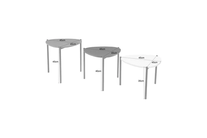 Soffbord Alek Set - Möbler - Vardagsrum - Soffbord & vardagsrumsbord - Satsbord