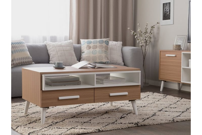 Alloa Soffbord 100 cm - Trä/Natur - Möbler - Vardagsrum - Soffbord & vardagsrumsbord - Soffbord