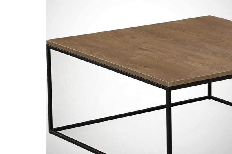 ALSBO Soffbord 75 cm Brun Natur/Svart - Möbler - Vardagsrum - Soffbord & vardagsrumsbord - Soffbord