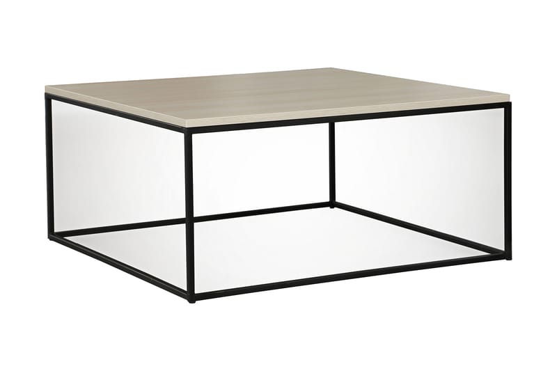 ALSBO Soffbord 75 cm Vit/Svart - Möbler - Vardagsrum - Soffbord & vardagsrumsbord - Soffbord