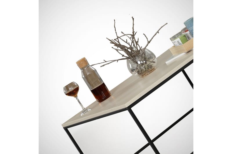 ALSBO Soffbord 75 cm Vit/Svart - Möbler - Vardagsrum - Soffbord & vardagsrumsbord - Soffbord