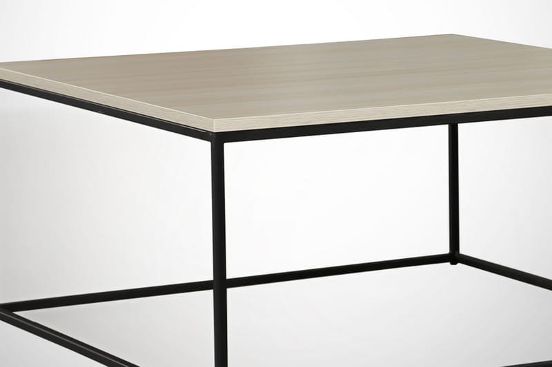 ALSBO Soffbord 75 cm Vit/Svart - Möbler - Vardagsrum - Soffbord & vardagsrumsbord - Soffbord