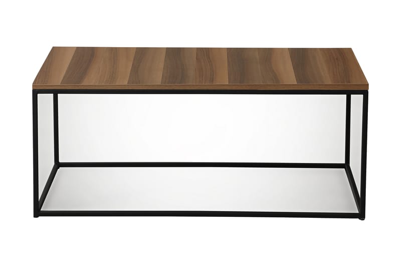 ALSBO Soffbord 95 cm Mörkbrun/Svart - Brun - Möbler - Vardagsrum - Soffbord & vardagsrumsbord - Soffbord