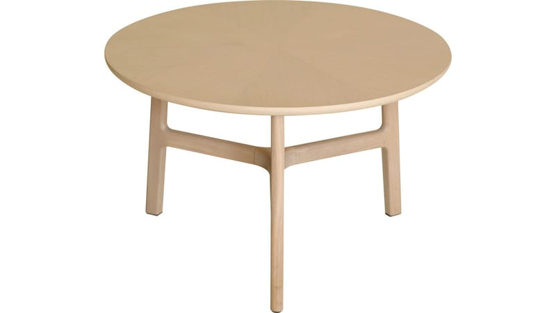 Soffbord Älvros 65 cm - Brunlackad och vitpigmenterad ek - Möbler - Vardagsrum - Soffbord & vardagsrumsbord - Soffbord