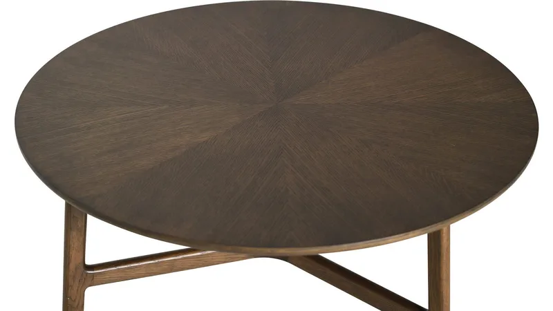 Soffbord Älvros 85 cm - Brunlackad ek - Möbler - Vardagsrum - Soffbord & vardagsrumsbord - Soffbord