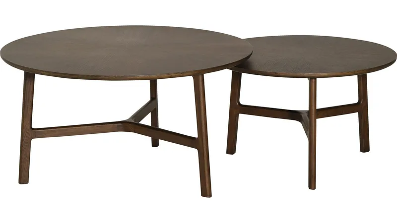 Soffbord Älvros 85 cm - Brunlackad ek - Möbler - Vardagsrum - Soffbord & vardagsrumsbord - Soffbord