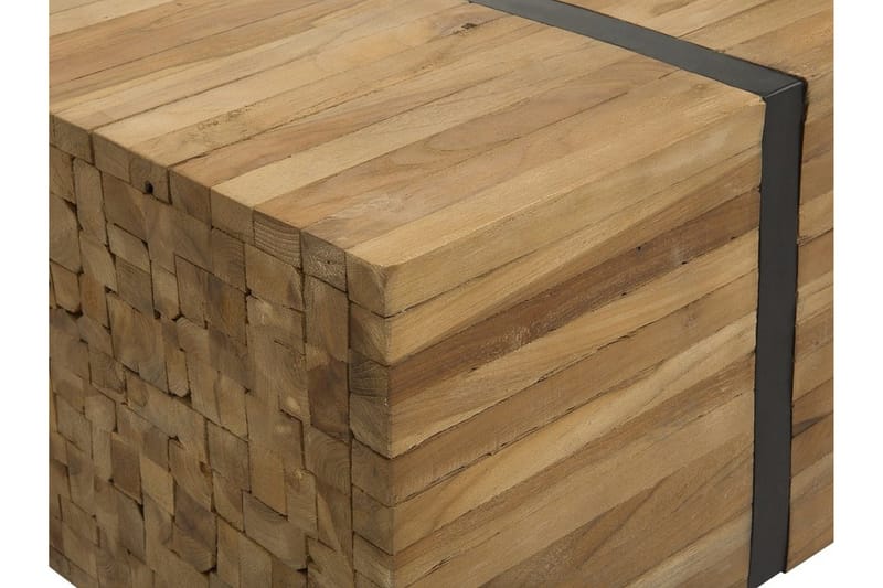 Amlin Soffbord 110 cm på Hjul - Brun/Svart - Möbler - Vardagsrum - Soffbord & vardagsrumsbord - Soffbord