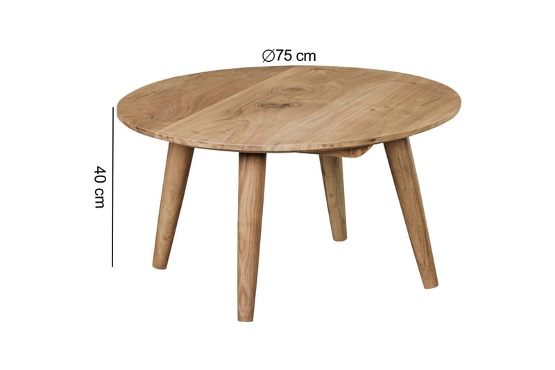 Antwanesha Soffbord 75 cm - Trä/natur - Möbler - Vardagsrum - Soffbord & vardagsrumsbord - Soffbord