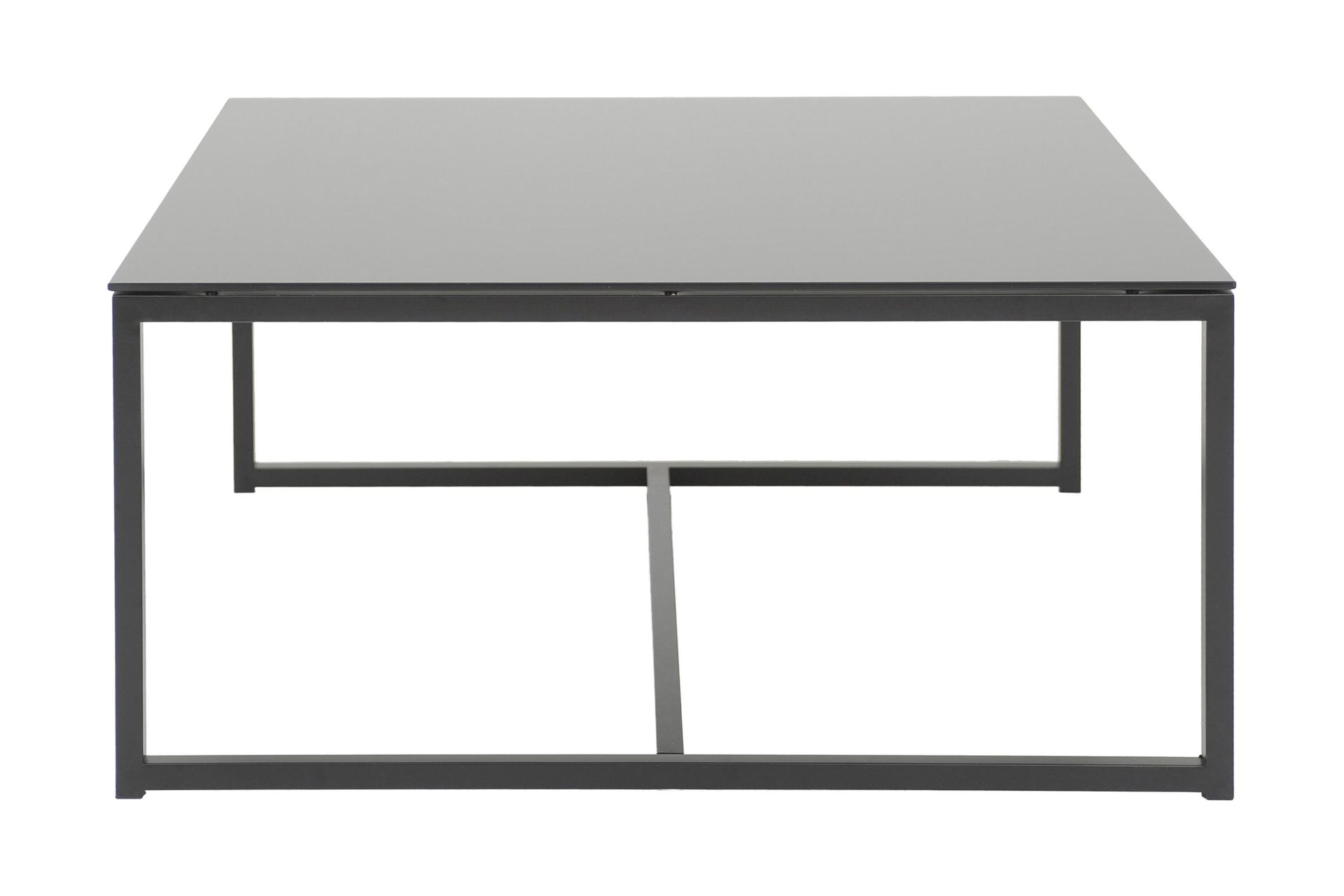 ardler soffbord 100 cm - glas/svart