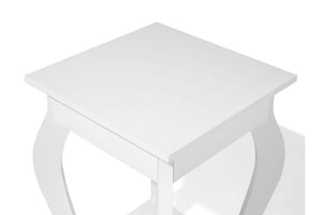 Avon 38 cm Kvadratiskt Soffbord med Förvaring i Målat Trä - Vit - Möbler - Vardagsrum - Soffbord & vardagsrumsbord - Soffbord