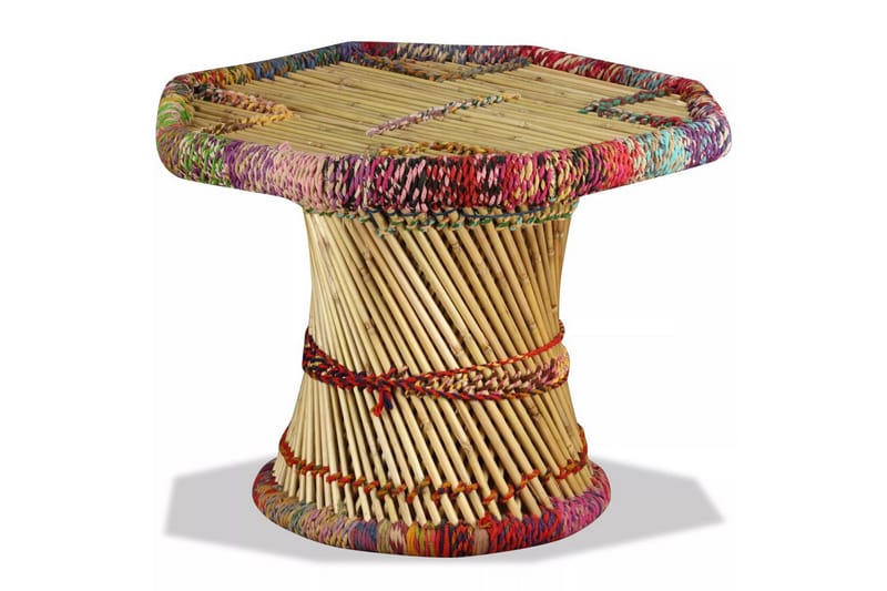 Soffbord bambu med chindidetaljer flerfärgad - Flerfärgad - Bord - Soffbord