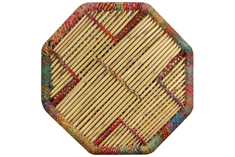 Soffbord bambu med chindidetaljer flerfärgad - Flerfärgad - Soffbord - Bord