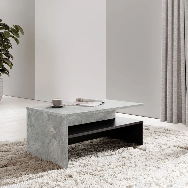 Soffbord Baros - Betongljus - Möbler - Vardagsrum - Soffbord & vardagsrumsbord - Soffbord