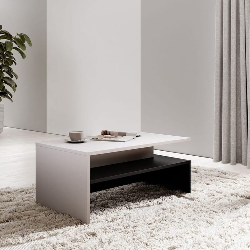 Soffbord Baros - Vit Laminat - Möbler - Vardagsrum - Soffbord & vardagsrumsbord - Soffbord