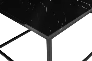 Barreras Soffbord 100 cm Marmormönster - Svart - Möbler - Vardagsrum - Soffbord & vardagsrumsbord - Soffbord