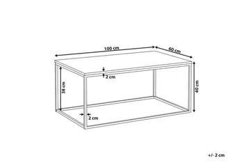 Barreras Soffbord - Valnötsbrun - Möbler - Vardagsrum - Soffbord & vardagsrumsbord - Soffbord