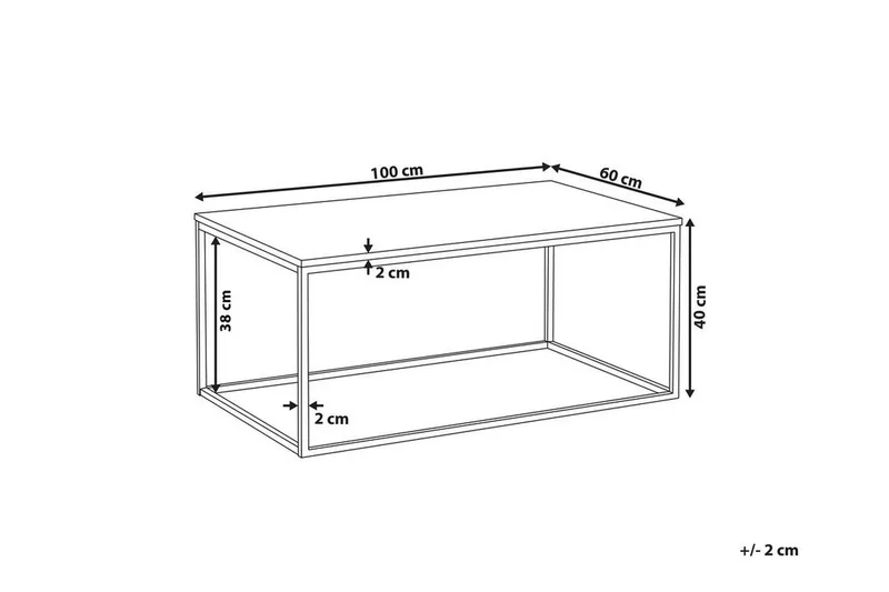 Barreras Soffbord - Valnötsbrun - Möbler - Vardagsrum - Soffbord & vardagsrumsbord - Soffbord