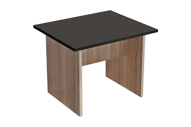 Barrock Soffbord 60 cm, Natur/Svart