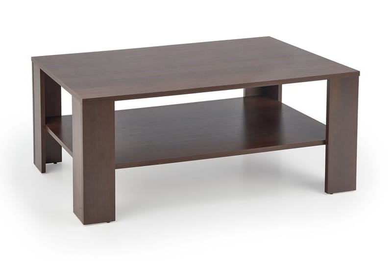 BARWIK Soffbord 110 cm med Förvaring Hylla Brun - Möbler - Vardagsrum - Soffbord & vardagsrumsbord - Soffbord