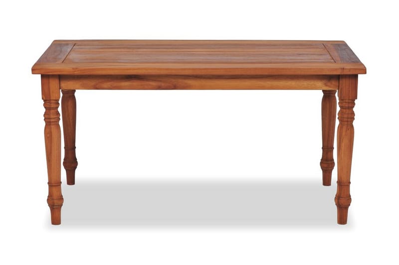 Batavia-soffbord teakträ 90x50x45 cm - Brun - Möbler - Vardagsrum - Soffbord & vardagsrumsbord - Soffbord