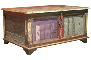Beckett 90 cm Rektangulärt Soffbord med Lock i Akacia - Flerfärgad - Möbler - Vardagsrum - Soffbord & vardagsrumsbord - Soffbord