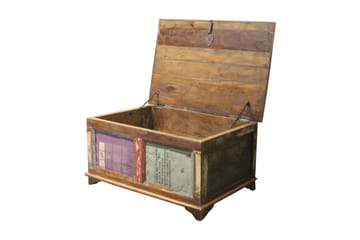 Beckett 90 cm Rektangulärt Soffbord med Lock i Akacia - Flerfärgad - Möbler - Vardagsrum - Soffbord & vardagsrumsbord - Soffbord