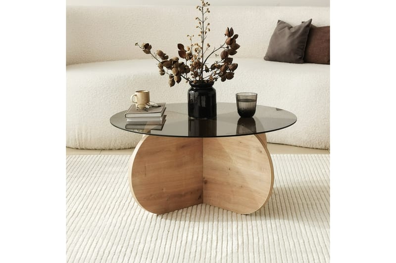 BELGIN Soffbord 75 cm Grå - Möbler - Vardagsrum - Soffbord & vardagsrumsbord - Soffbord