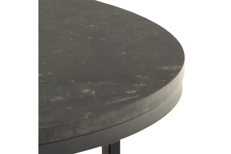 Belgrat Soffbord 80 cm Rund - Svart - Möbler - Vardagsrum - Soffbord & vardagsrumsbord - Soffbord