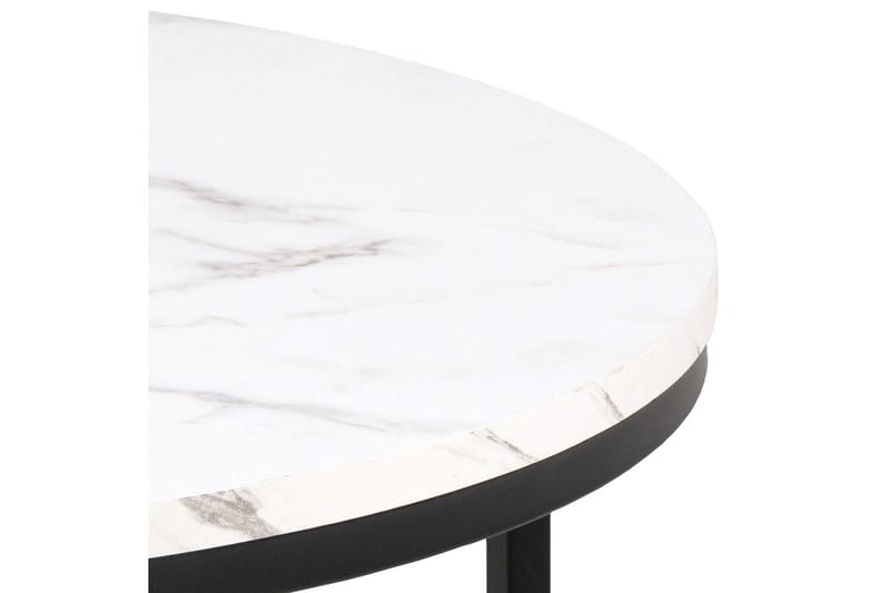 Belgrat Soffbord 80 cm Rund - Vit - Möbler - Vardagsrum - Soffbord & vardagsrumsbord - Soffbord