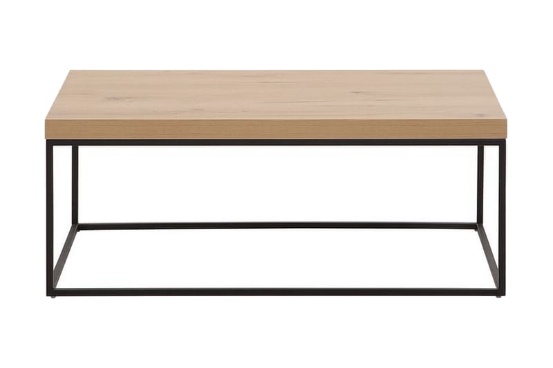 BELTON Soffbord 100 cm Ljusbrun/Svart - Möbler - Vardagsrum - Soffbord & vardagsrumsbord - Soffbord