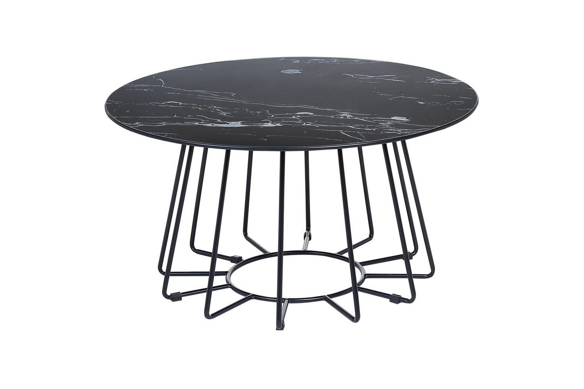 soffbord bernie svart/vit - svart/vit