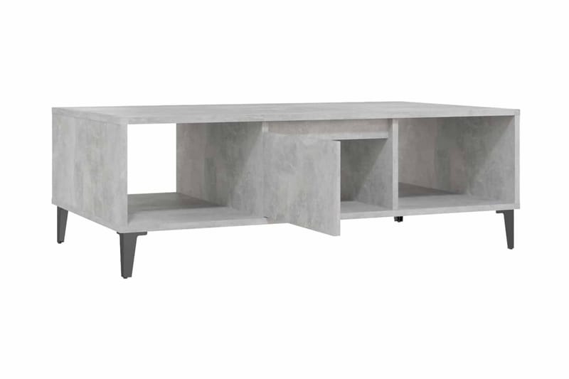 Soffbord betonggrå 103,5x60x35 cm spånskiva - Grå - Soffbord - Bord