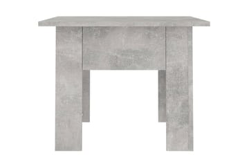 Soffbord betonggrå 55x55x42 cm spånskiva